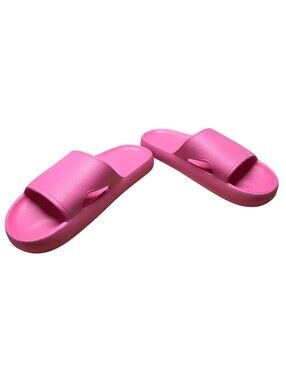 Hot Pink Slide Sandals
